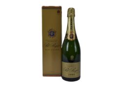 One bottle, Pol Roger 2000 Blanc de Blancs, in orignal card box