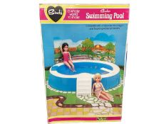 Pedigree Sindy (c1980's) Swimming Pool No.44388, Wardrobe No.44502, Shower No.44573 & Hairdryer No.4