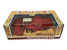Britains Massey Ferguson 760 Combine Harvester, in window box with sleeve (1)