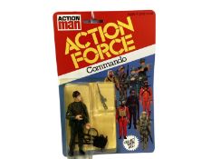 Palitoy Action Man Action Force Series 1 Commando, on card with blister pack (1)