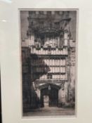 Mortimer Menpes, set of five framed etchings