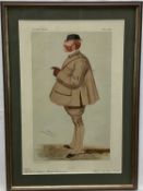 Victorian Vanity Fair Spy print - Major Lord Henry Arthur George Somerset, 