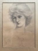 Two prints after Burne-Jones, one with a Frederich Hollyer stamp