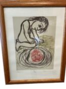 Eileen Cooper (b. 1953) lithograph - Offspring, signed and dated '92, numbered 95 x 275, 30 x 22cm,