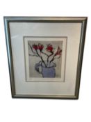 Richard Spare (b. 1951) etching - Astromeria, signed titled and numbered, 30 x 26cm, glazed frame