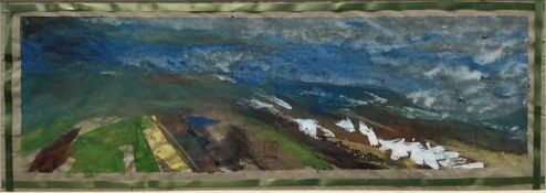 Contemporary, East Anglian School, watercolour - Felixstowe, indistinctly monogrammed, inscribed, 10