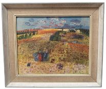 Raoul Dufy (1877-1953) coloured print - The Wheat Field, 28.5cm x 35cm, framed