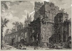 After Giovanni Piranesi (1720-1778) engraving - Hadrian's Villa, 47cm x 66cm, in glazed frame