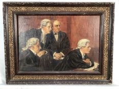 C.H. Fauvel R.N. Circa 1900, oil on canvas, 