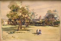Mixed group of 19th century and later watercolours to include: William Miller Frazer (1864-1961), Fi