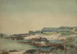 Georgina Mossman Greenlees (Scottish, 1849-1932) watercolour landscape, framed