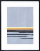 After Roy Lichtenstein (1923-1997), silkscreen print, Seascape, apparently unsigned, 55cm x 40cm, in