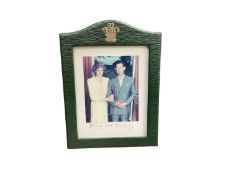 T.R.H. The Prince and Princess Wales, fine 1988 signed presentation colour portrait photograph of th