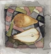 Shirley Trevena, original watercolour, 'William Pear' signed with initials bottom right