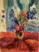 Annelise Firth (b.1961) oil on canvas - Still Life, signed and dated 2024 verso, 61cm x 46cm, unfram