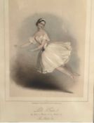 Lucile Grahn dancing in the ballet of The Statute Fair, lithograph by J. Brandard, 1844