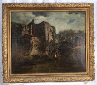 H Gilchrist, oil on canvas, Leeds Castle