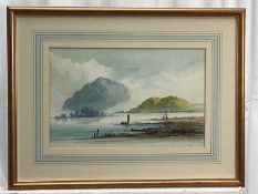 Henry Earp, watercolour, loch view in glazed gilt frame