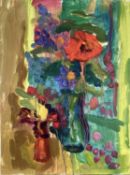 Annelise Firth (b.1961) oil on canvas - Still Life, signed and dated 2024 verso, 61cm x 46cm, unfram