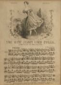 Carlotta Grisi, the ballet dancer, the New Jenny Lind Polka sheet music cover published by Charles H