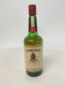 One bottle, Jameson & Son Irish Whiskey, 40% vol. 70% proof