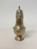 Large silver caster