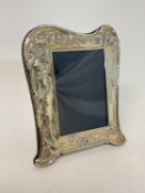 Silver art nouveau style photograph frame