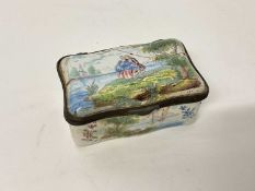 18th century faience box