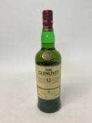 One bottle, Glenlivet 12 year old scotch whisky, 70cl. 40%