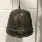 Old Dyke Dipper hanging light, 20cm high, diameter 25cm, with ceiling fixing 10cm diameter