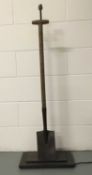 Vintage Garden Spade standard lamp, 122cm, base 40.5cm x 23cm
