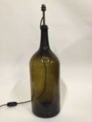 Continental Wine Bottle (Imperial size) lamp, 73cm high