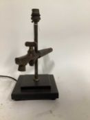 Beer Barrel Tap lamp, 28cm, on 15cm base