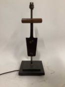 Vintage Garden Dibber lamp, 47cm, on 18cm square base