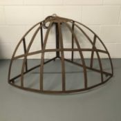 Cattle Feed uplighter or downlighter, height 53cm, 75cm x 75cm and 78cm deep