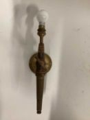 Beer Barrel Tap wall light, 32cm, 16cm depth, on 10cm diameter wall fixing