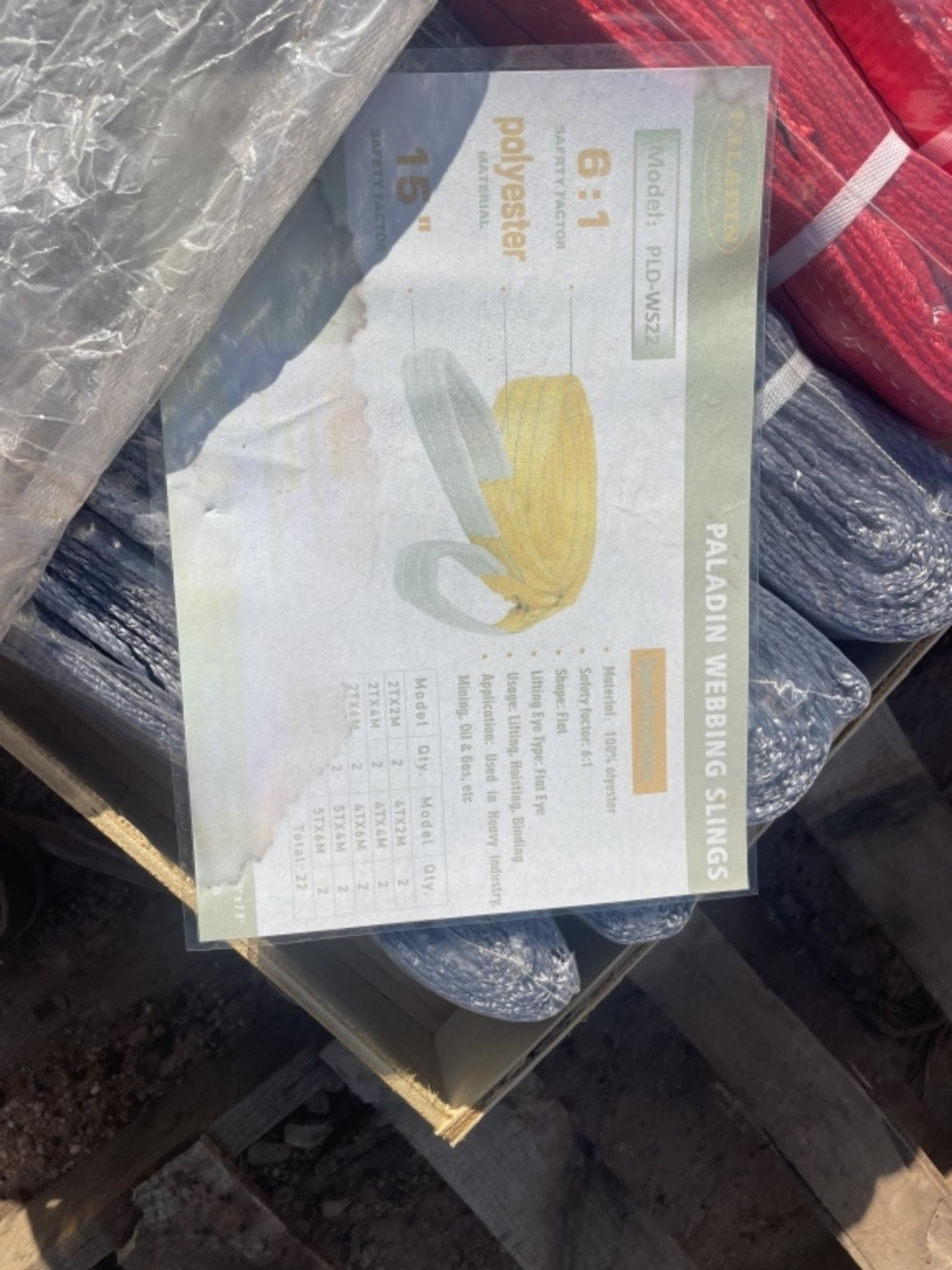 Paladin lot of 22 webbing sling - Image 5 of 8