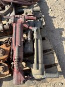 3 pneumatic jack hammers