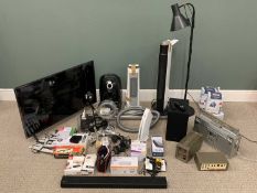 LG 43-inch SMART TV WITH SOUND BAR, associated goods and other household electricals, including a