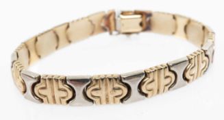 9KT GOLD BRACELET, 18.5cms long, 14.8gms Provenance: deceased estate Gwynedd Comments: good overall,