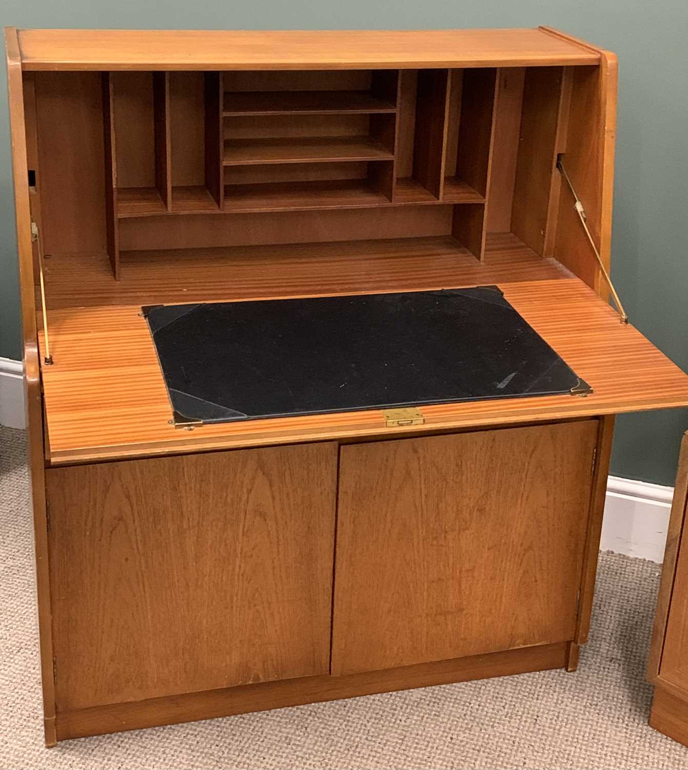 FOUR ITEMS OF MID-CENTURY FURNITURE comprising G Plan two piece lounge unit, fixed and adjustable - Image 6 of 7