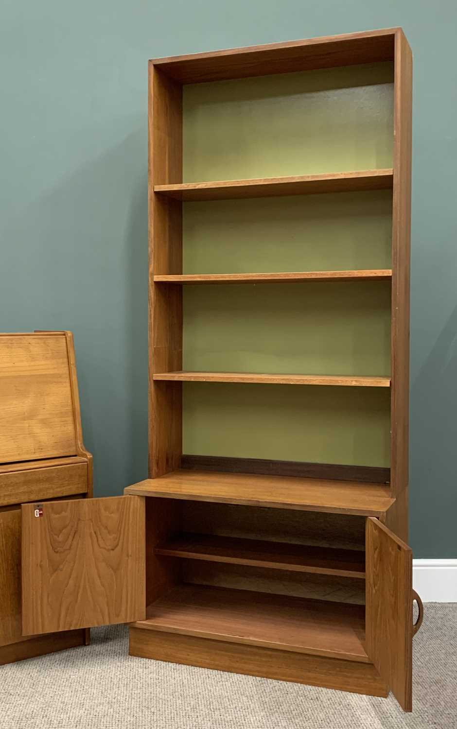 FOUR ITEMS OF MID-CENTURY FURNITURE comprising G Plan two piece lounge unit, fixed and adjustable - Image 3 of 7