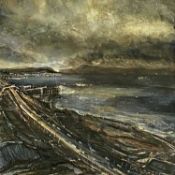 IWAN GWYN PARRY watercolour - entitled verso 