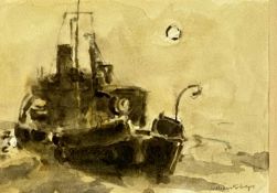 WILLIAM SELWYN (Welsh b.1933) watercolour - entitled verso 