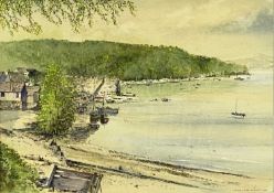 JOHN OWEN HUGHES (British 20th Century) watercolour - entitled verso 