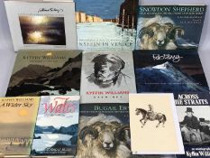 WELSH ARTISTS, a group of hardback books, Kyffin Williams 