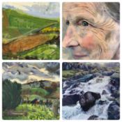 VARIOUS ARTISTS, Catryn Henderson oil on canvas titled verso 