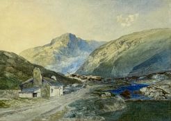 ATTRIBUTED TO DAVID COX JUNIOR watercolour - titled verso 