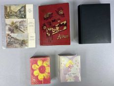 LARGE COLLECTION OF ANTIQUE & VINTAGE UNITED KINGDOM POSTCARDS, colour and black and white,