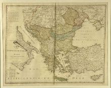 FRANZ JOSEPH VON REILLY (1766 - 1820) MAP OF THE OTTOMAN EMPIRE IN EUROPE - dated 1796, part